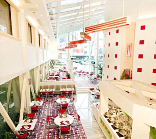 Aile Holiday Hotel Tân Giang Nhà hàng bức ảnh